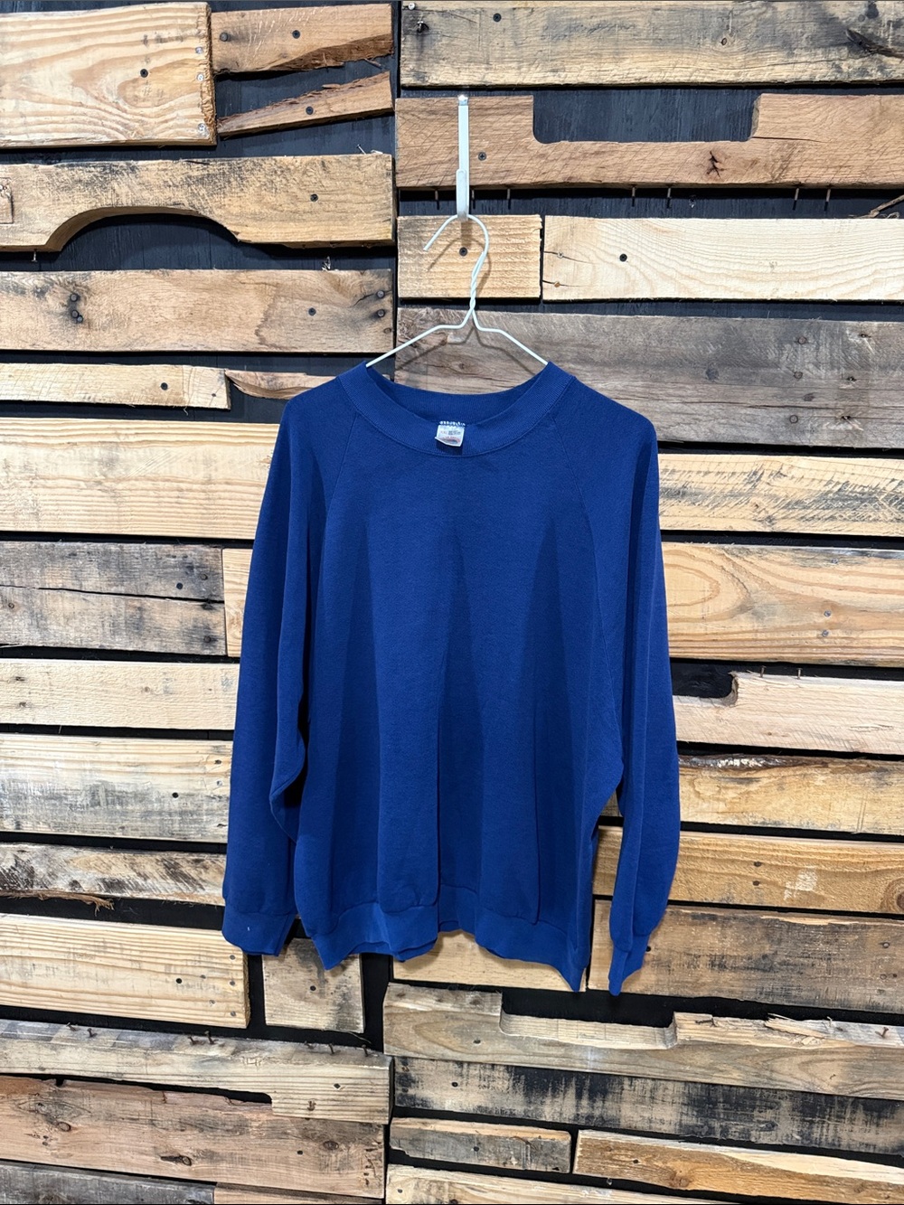 Vintage Fruit of the Loom Pullover
Sweatshirt Mens‎ XXL Blue Vintage 80s USA
